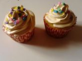 Cupcake Mousse de doce de leite